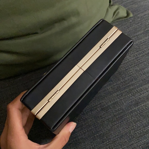 ZARA Faux Pearl Minaudière Box Clutch - Picture 5 of 9